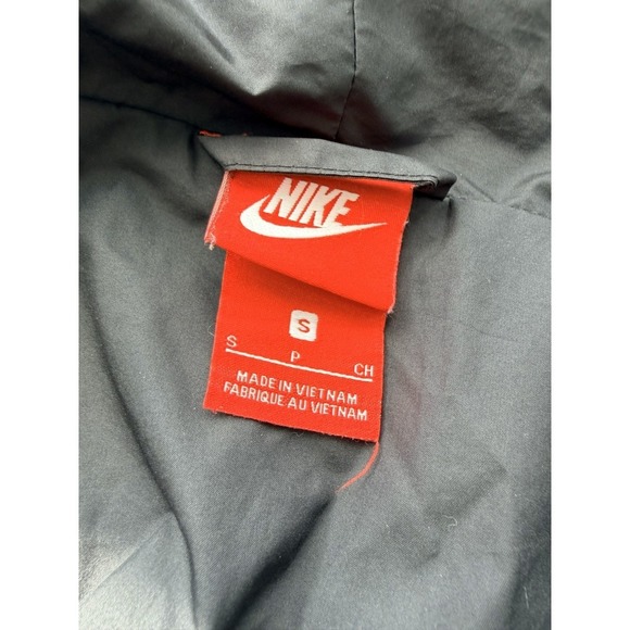 Nike Windrunner Jacket S Black White Chevron Hooded Windbreaker Athleisure - Picture 6 of 8